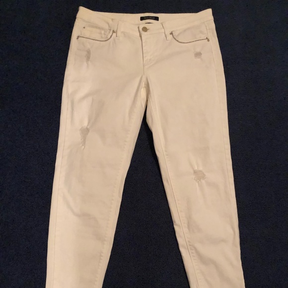 White House Black Market White Size 6 Jeans - Picture 1 of 5